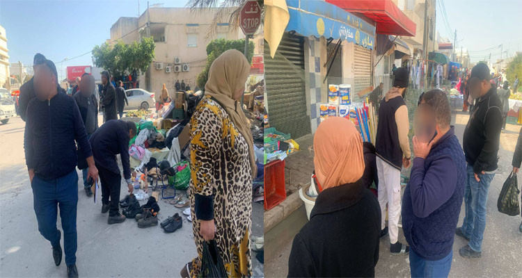 ساعات بعد زيارة الرئيس: تنظيم حملة مشتركة بالسوق البلدية الزهروني