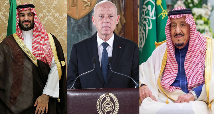 العاهل السعودي وولي عهده يهنئان الرئيس قيس سعيّد بعيد الاستقلال 