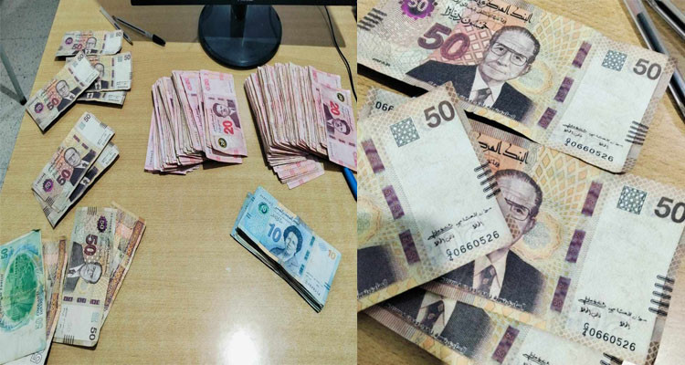 قفصة: القبض على ثلاثة أنفار يتحوزون على أوراق نقدية مزيفة 