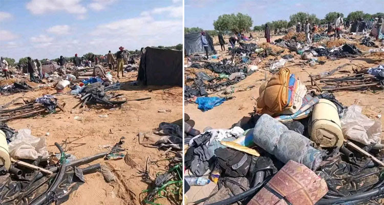 العامرة: تجنيد عشرات الآليات لإزالة مخيمات المهاجرين غير النظاميين