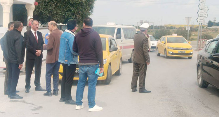 والي أريانة يشرف على حملة لردع المخالفين من سواق التاكسي الفردي والجماعي