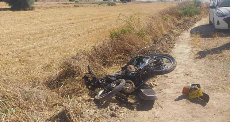 وفاة سائق دراجة نارية دهستها إحدى الشاحنات  