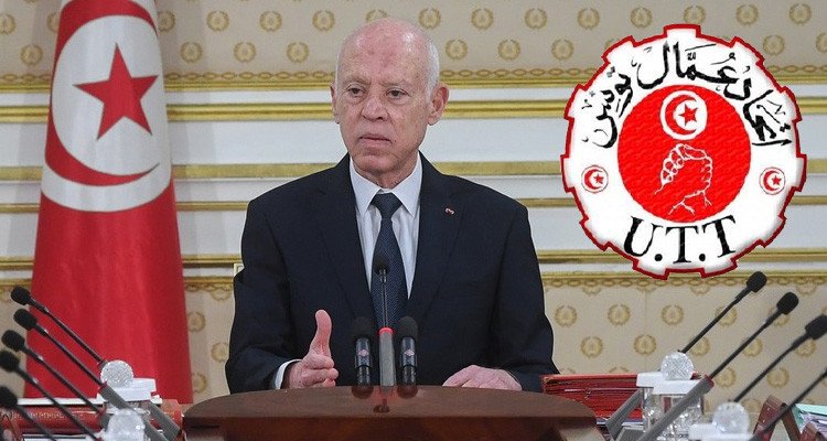 اتحاد عمال تونس: قيس سعيد رمز السيادة والتطاول عليه إساءة للشعب التونسي 
