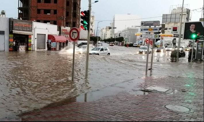 أمطار غزيرة في صفاقس وصعقة كهربائية تودي بحياة امرأة