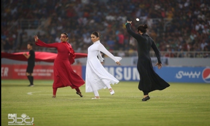 بسبب راقصات لبنانيات: ديوان الوقف الشيعي يقاضي الاتحاد العراقي لكرة القدم 