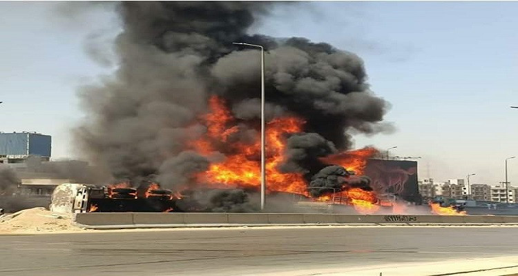 حريق هائل في القاهرة