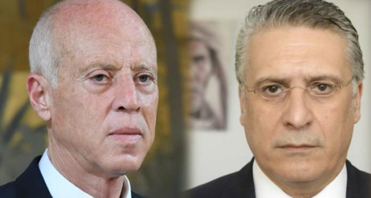 نبيل القروي قيس سعيد