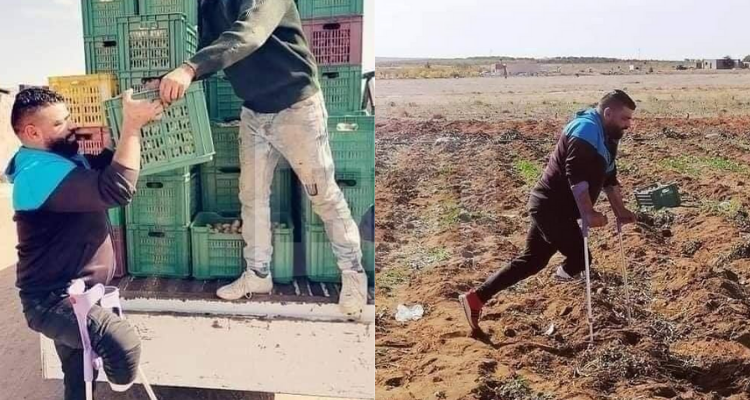 جريح الثورة مسلم قصد الله