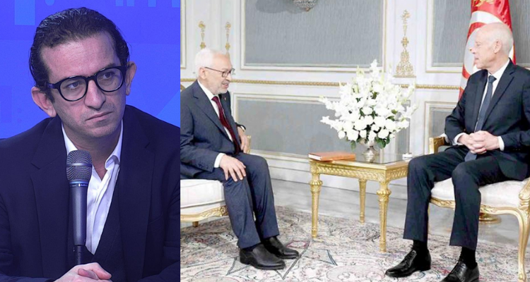 أسامة الخليفي الغنوشي  قيس سعيد