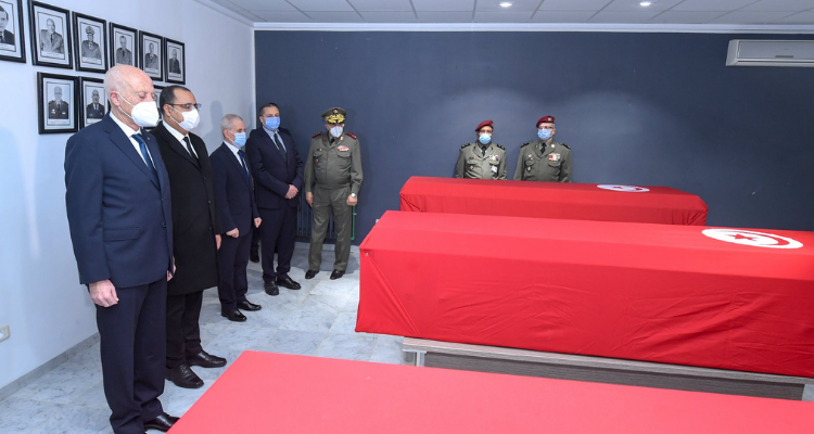 المستشفى العسكري: رئيس الجمهورية يؤبن شهداء المؤسسة العسكرية