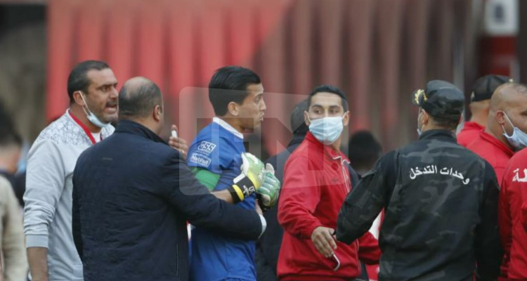 كلاسيكو الجولة أحداث شغب  النادي الإفريقي النادي الصفاقسي