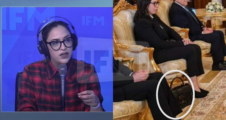 نادية عكاشة  الحقيبة اليدوية