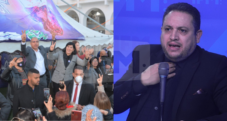 طارق الكحلاوي  عبير موسي