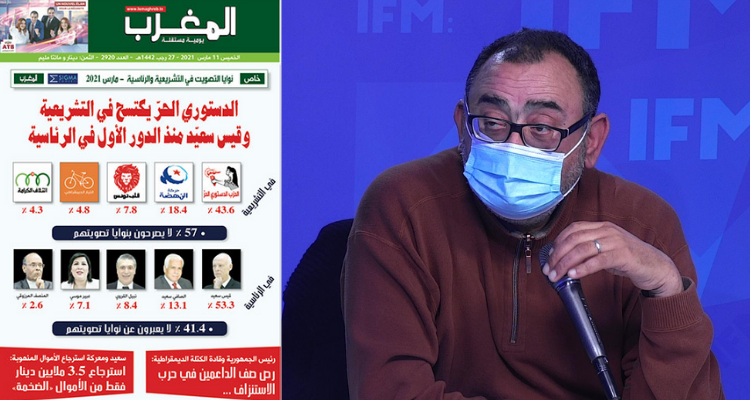 سفيان بن حميدة عبير موسي سبر آراء