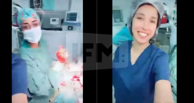 غرفة العمليات بأحد مستشفيات العاصمة حفلة غنائية راقصة