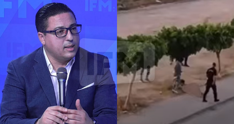 هشام العجبوني تعنيف شاب في سيدي حسين وتجريده من ملابسه
