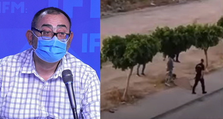 سفيان بن حميدة  تعرية شاب في سيدي حسين