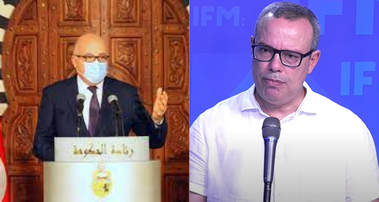 عماد الخميري وزير الصحة فوزي المهدي