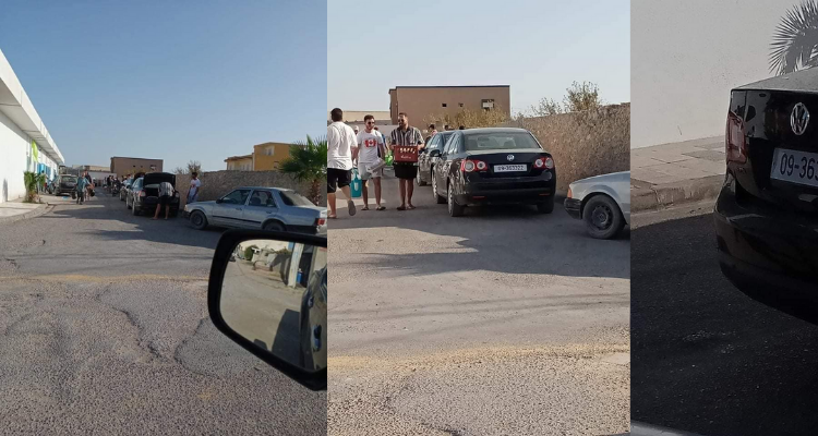 خمور في السيارة الإدارية