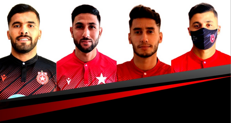 عز الدين بوتمان ويوسف العوافي والحسين بن عيادة وبوعلام مصمودي