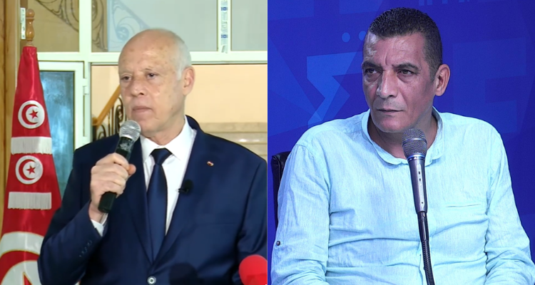 خليل الرقيق  رئيس الجمهورية قيس سعيد