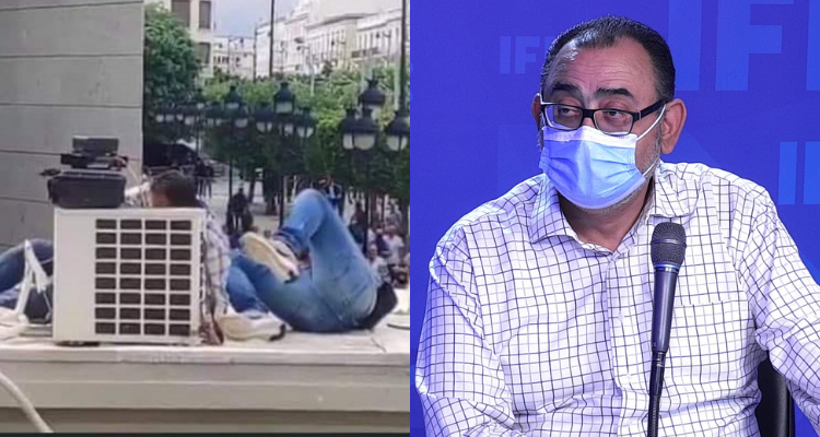 سفيان بن حميدة  العنف مع الصحفيين