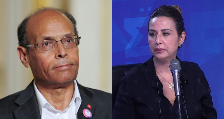 دليلة مصدق  المنصف المرزوقي