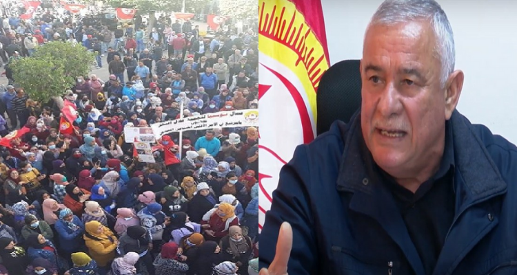 يوسف عوادني  إضراب القطاع الخاص في صفاقس