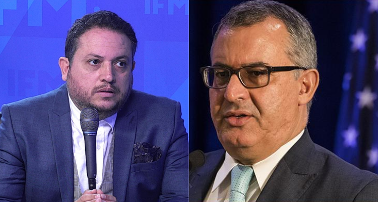 طارق الكحلاوي  رضوان المصمودي وزير الخارجية الأمريكي