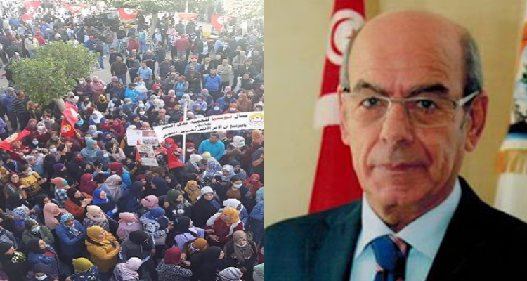 أنور التريكي  إضراب القطاع الخاص بصفاقس