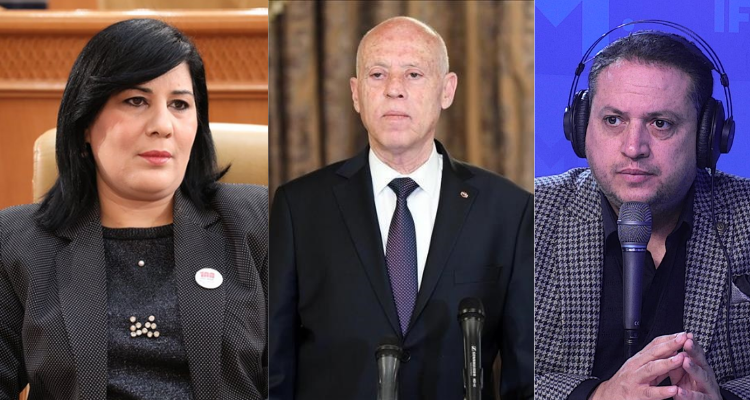 طارق الكحلاوي قيس سعيد عبير موسي