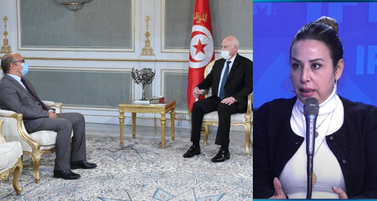 دليلة مصدق قيس سعيد