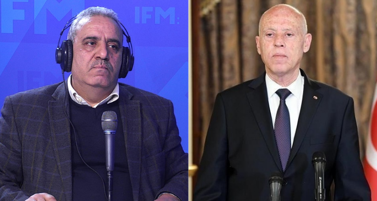 مختار الخلفاوي   قيس سعيد
