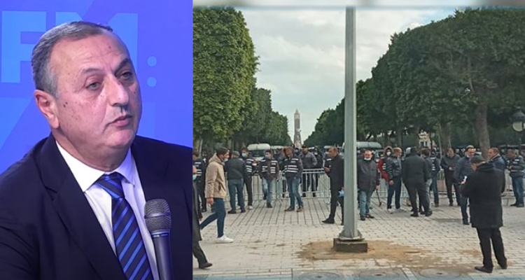 عصام الشابي  شارع الحبيب بورقيبة