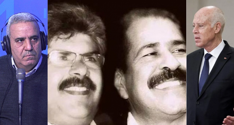 مختار الخلفاوي   قيس سعيد  الشهيدين البراهمي وبلعيد