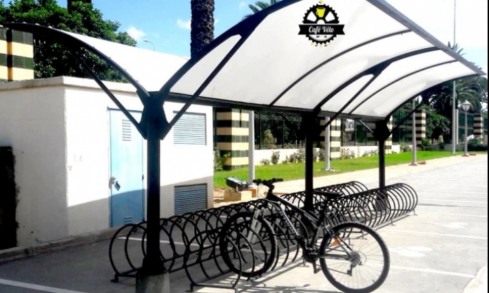 Le 1er parking vélos à Tunis 