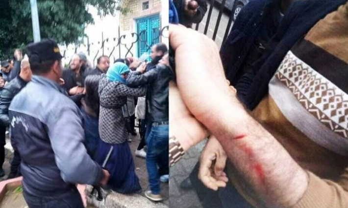 فض إعتصام الأساتذة النواب بالقوة