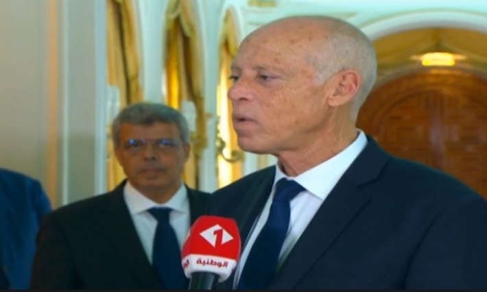 قيس سعيد: "أحدنا مغادر لكن سيبقى مرحبا به في هذا المكان وستتم استشارته"