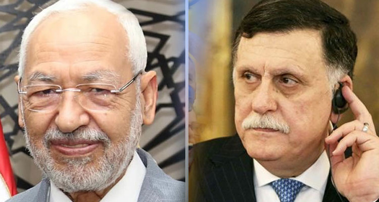 في  بيان مشترك 7 أحزاب سياسية تدين الاتصال الهاتفي بين الغنوشي والسرّاج