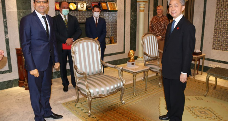 وزير الشؤون الخارجية يستقبل سفير الصين في تونس