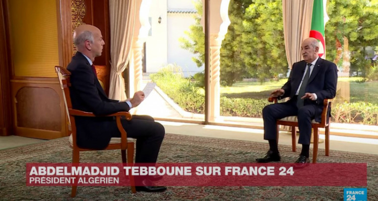 الرئيس الجزائري يُطالب فرنسا بالاعتذار عن استعمارها لبلده (فيديو)