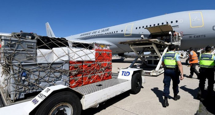 جسر جوي وبحري فرنسي لنقل مساعدات إلى بيروت