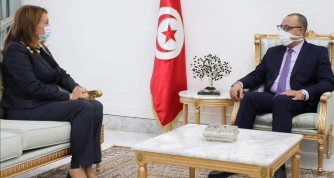 فحوى لقاء المشيشي بشيخة مدينة تونس