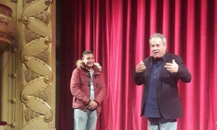 في إطار مشروع "المسرح المدرسي للنهوض بالديمقراطية": مرصد شاهد ينظم جلسة حوار مع الفنان لمين النهدي