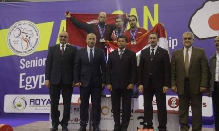 بطولة إفريقيا لرفع الأثقال: فضيتان وبرنزية لرمزي بهلول