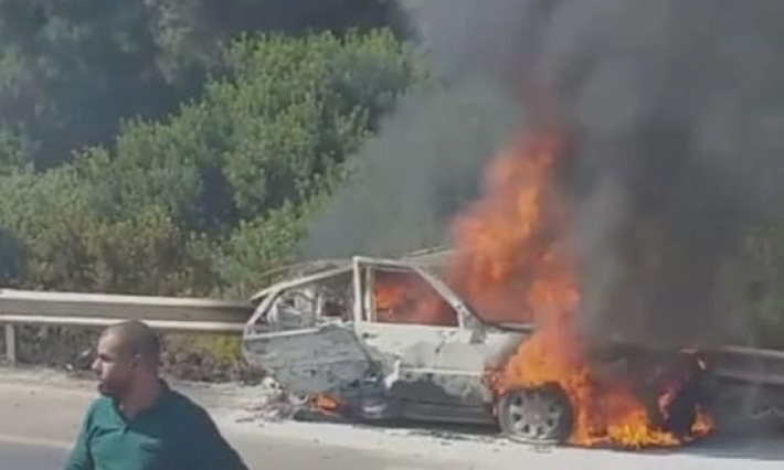 وفاة شخصين حرقا داخل سيارة على الطريق السريعة تونس الحمامات