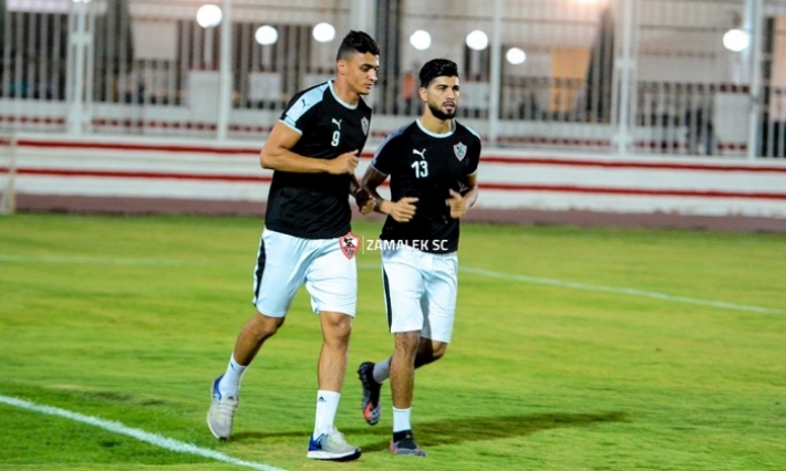 عودة الفرجاني ساسي الى تدريبات نادي الزمالك المصري قبل ملاقاة نادي الاسماعيلي