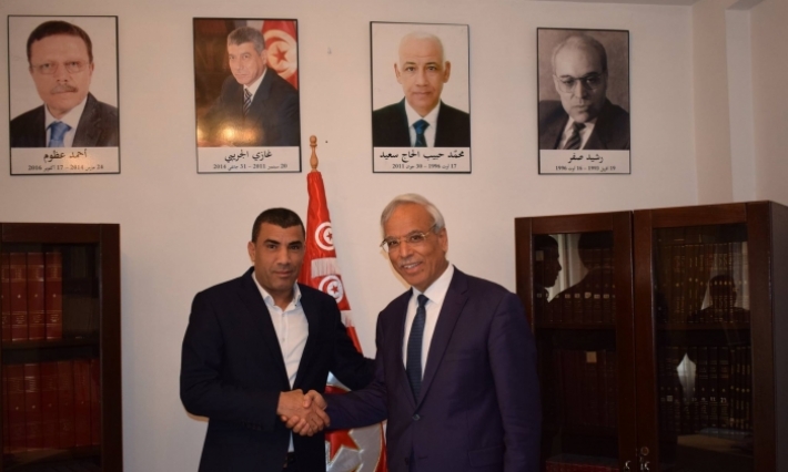 تلافي نقائص هيئة الانتخابات الواردة بتقرير هيئة المحاسبات محور لقاء بين العيادي التليلي المنصري