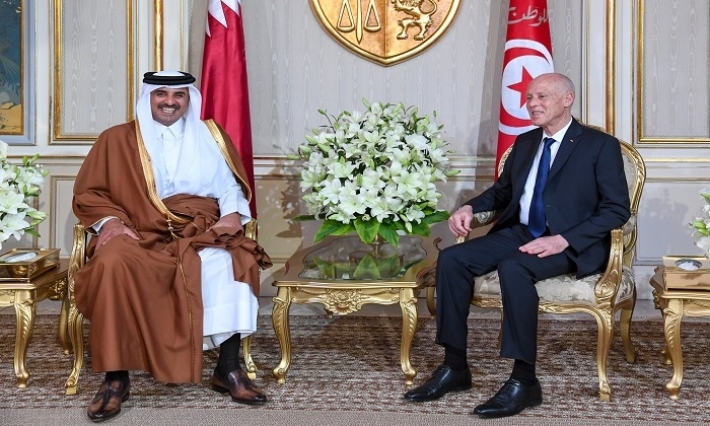 قيس سعيّد: أمير قطر شقيق جاءنا يريد الخير لأشقائه (فيديو) 