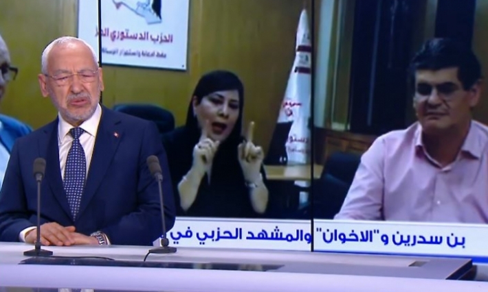 راشد الغنوشي: عبير موسي لا تزعجنا وهي ظاهرة عابرة تستغل الصعوبات لتوليد نوع من الحنين إلى الماضي 